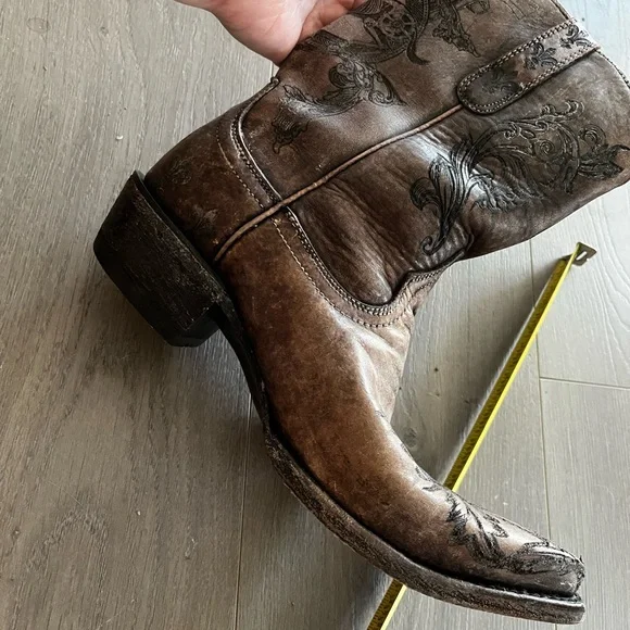 Women Ariat Boots Booties 10009529 7.5B Taupe - Picture 4 of 11